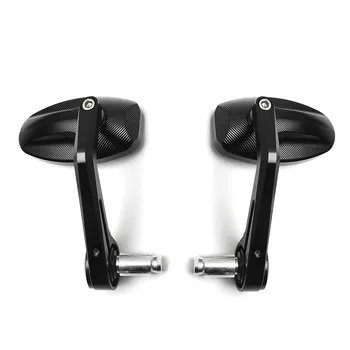 

2Pcs CNC Motorcycle Bar End Black Rearview Side Mirrors for Triumph Speed Triple