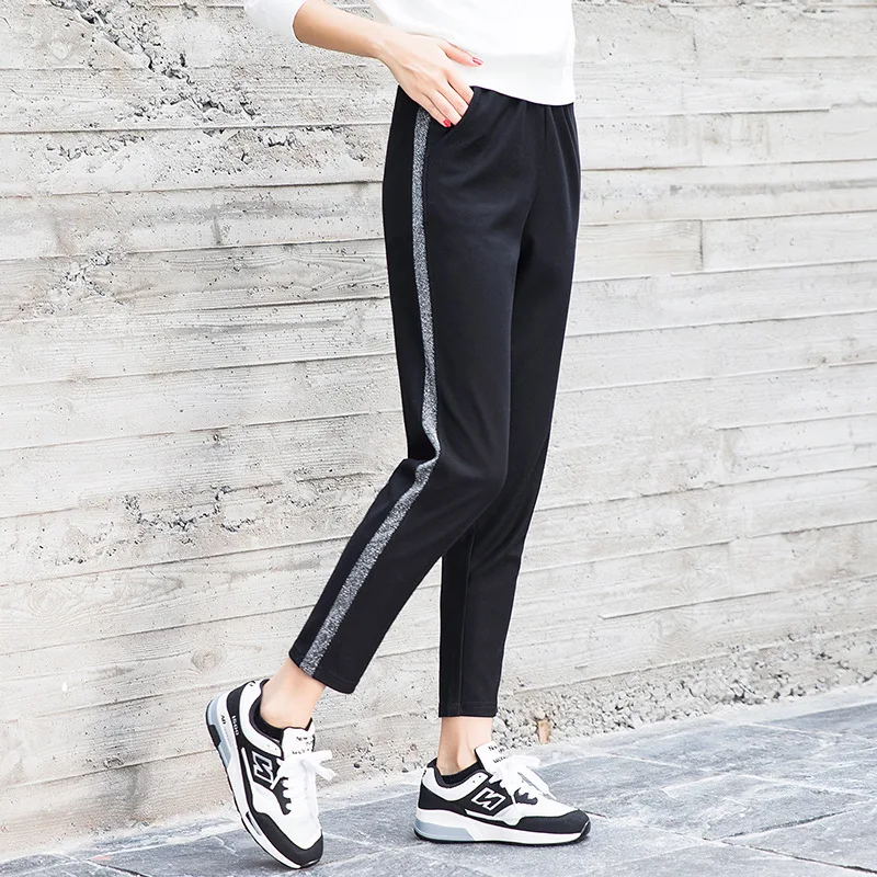 TCJULY Fashion Patchwork Black Leggings High Waist Push Up