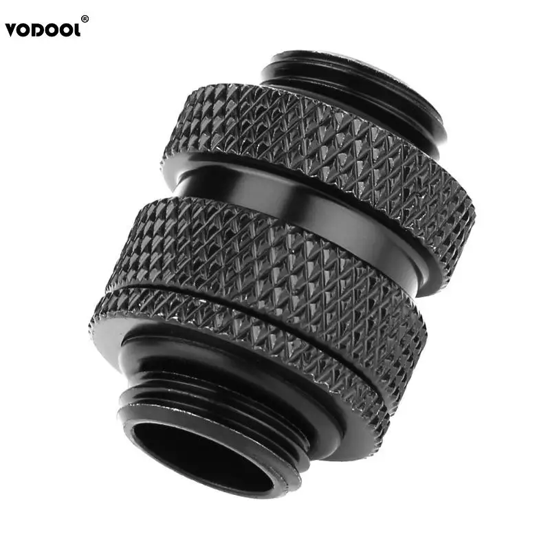 VODOOL латунный двойной G1/4 &quotнаружная резьба ПК водяное охлаждение расширение