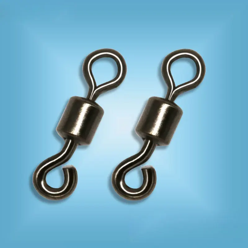 [1000pcs] Fishing Swivels Open Eye Rolling Swivel Connector Fishing