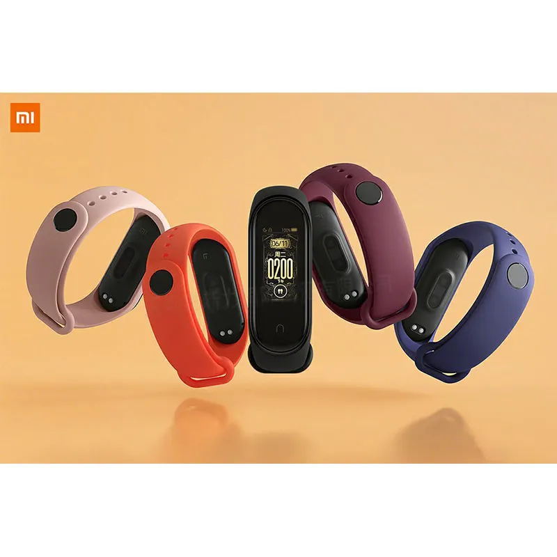 Xiaomi Mi Band 4 Global 135 мАч Miband цветной экран Bluetooth 5 0 Браслет фитнес браслет HeartRate