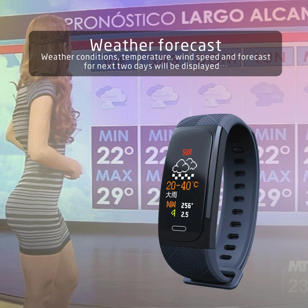 Samload GPS Sport Band Smart Wristband Fitness IP68 Bracelet Running Climbing Swim clock Activity Tracker For Android IOS Phone