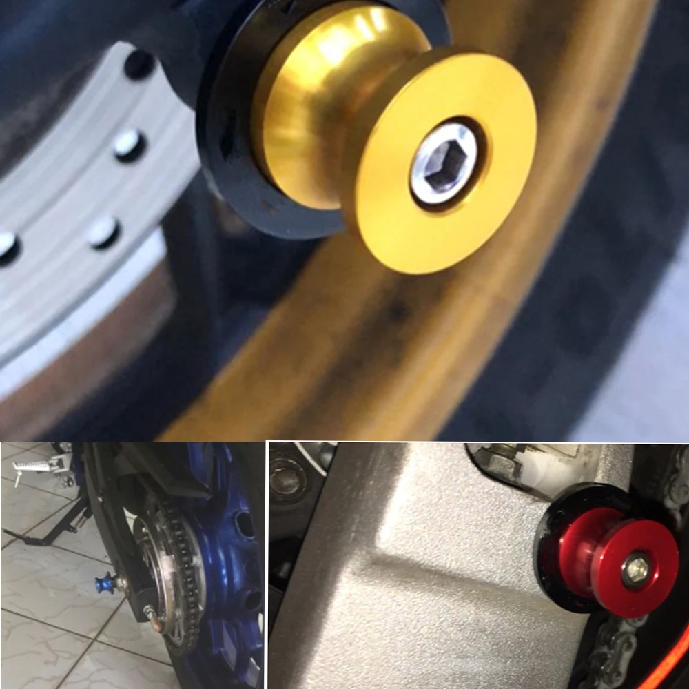 6 мм Мотоцикл CNC алюминиевый маятник Слайдеры Катушки подставка бобины поворотный рычаг для Yamaha mtmt07 MT 07