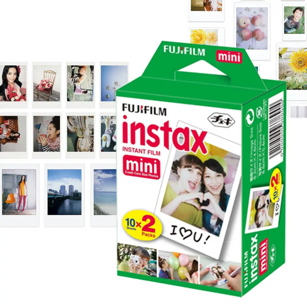 Новая дымчато-белая фотокамера Fujifilm Instax Mini 9+ 20 снимков мини-пленка с 8 белыми краями+ сумка из искусственной кожи+ 64 карманный альбом