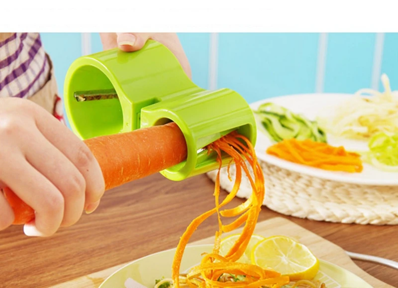 Многофункциональные спиральные овощерезки двойная Терка Премиум лапши резак кабачки Паста спагетти чайник+ точилка для ножей