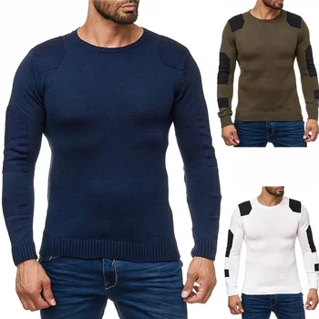 

ZOGAA Men's Sweater Knit Turtleneck Sweater Winter Personality Warm Knit Pullover Streetwear Long Sleeve Man's Sweaters 2019 New
