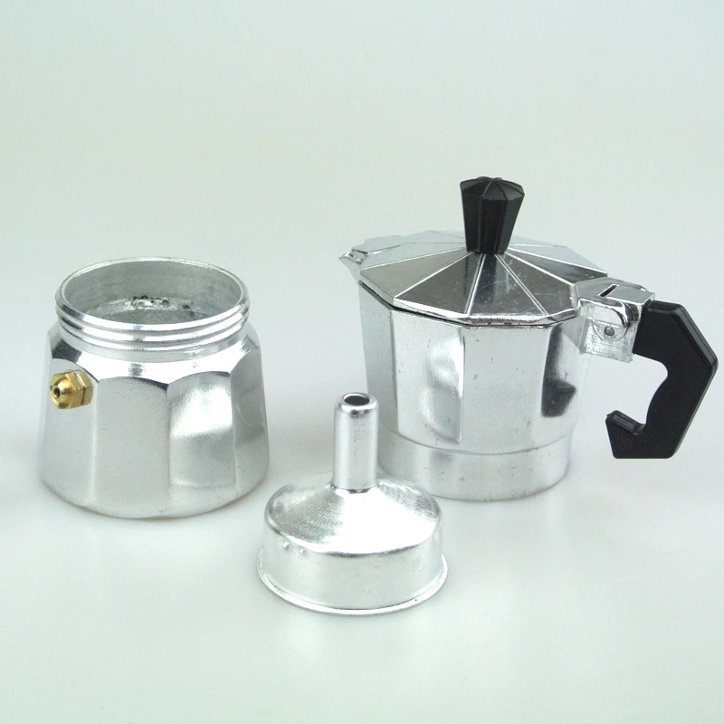 Ecombird 1 предмет Бесплатная доставка 1cup Алюминий Мока Кофе Maker Счетный мокко горшок
