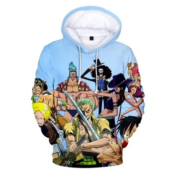 

2019 New Arrival Hot Anime one piece 3D Print Hoodie Male/Female Fashion Harajuku Long Sleeve Hooded Sweatshirt personality Tops