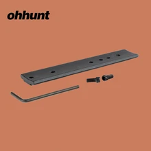 Ohhunt Охота. 22 концевых адаптерных основы Пикатинни Вивер рейку 20 мм ширина тактический прицел крепления аксессуары