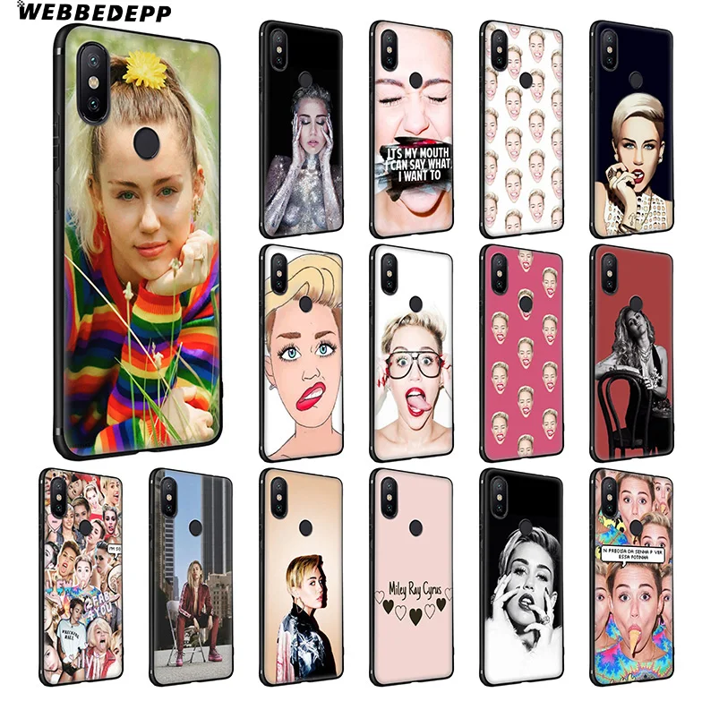 Мягкий силиконовый чехол WEBBEDEPP Miley Cyrus для Xiaomi Redmi Note 7 6 6A 5 4 4X 4A S2 Plus Pro Lite Go |
