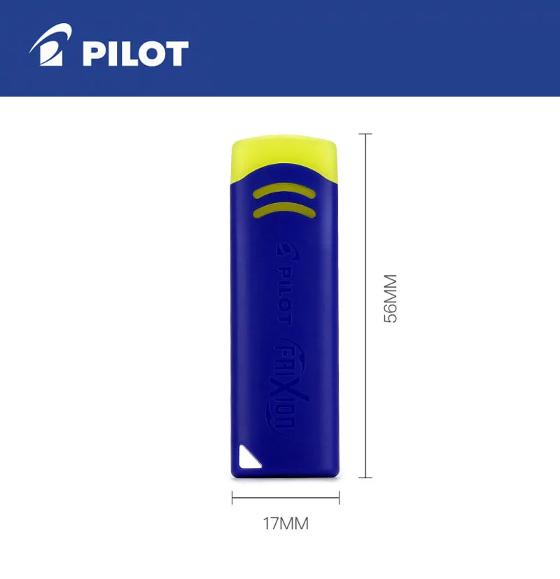 2Pcs Japan Pilot Eraser FriXion Series ELF-6 Eraser Special Blue and White Eraser Can Erase Neutral Pen Eraser