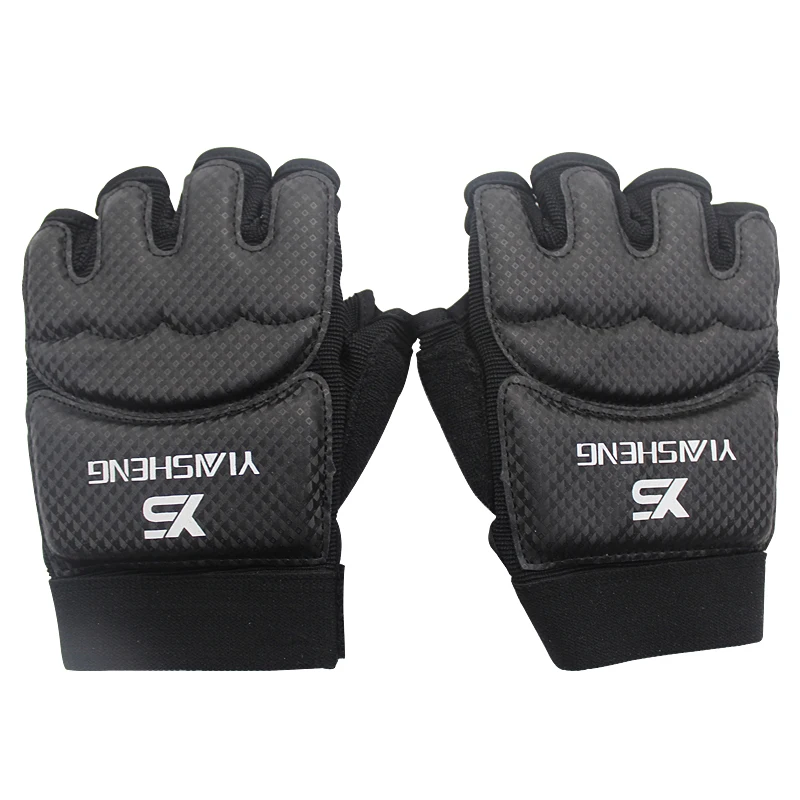 

Half Finger Boxing Gloves PU Leather MMA Fighting Kick Boxing Gloves Karate Muay Thai Training Workout Gloves Kids Men