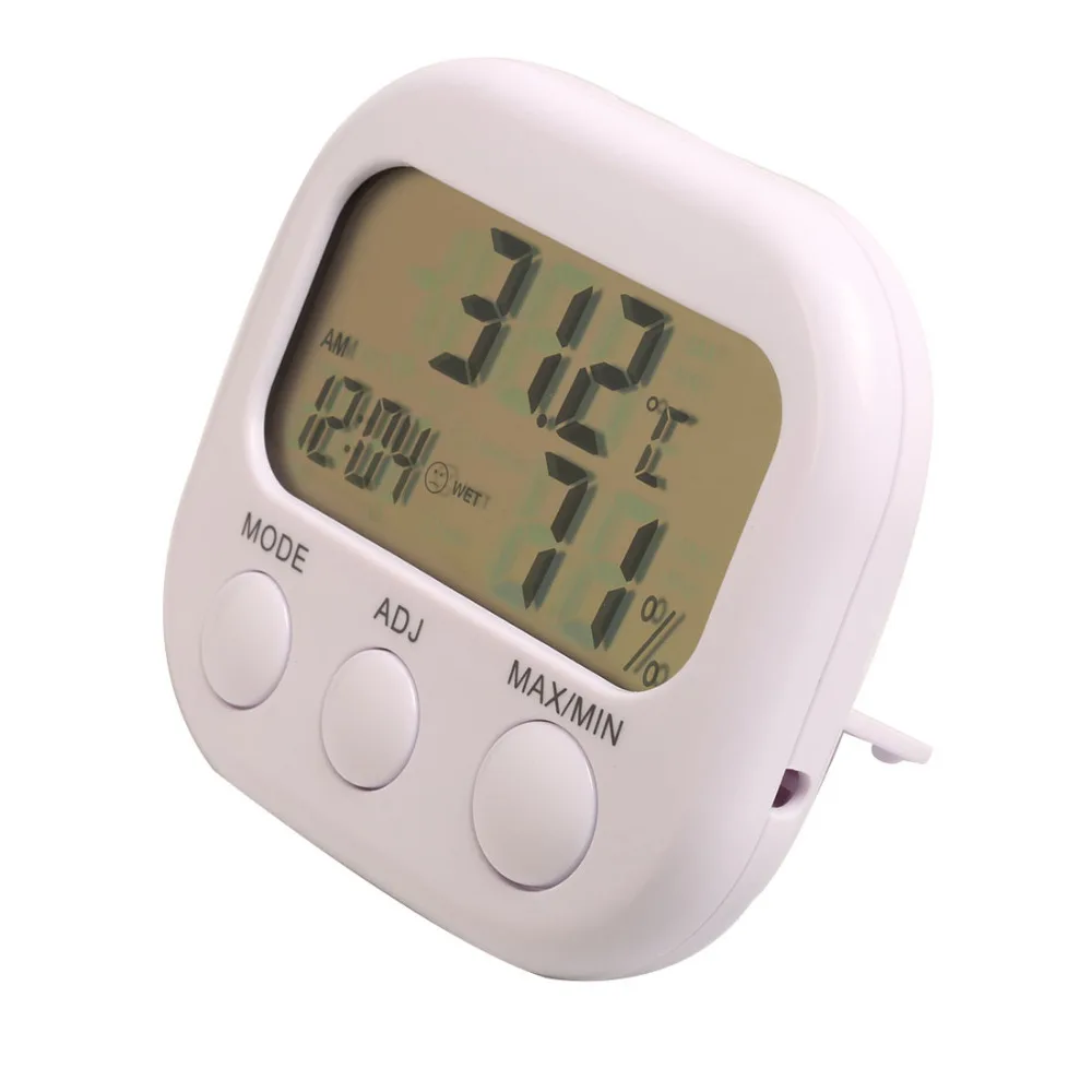 Мини цифровой термометр-гигрометр для помещений с ЖК-дисплеем термо-гигрометры с подставкой для дома