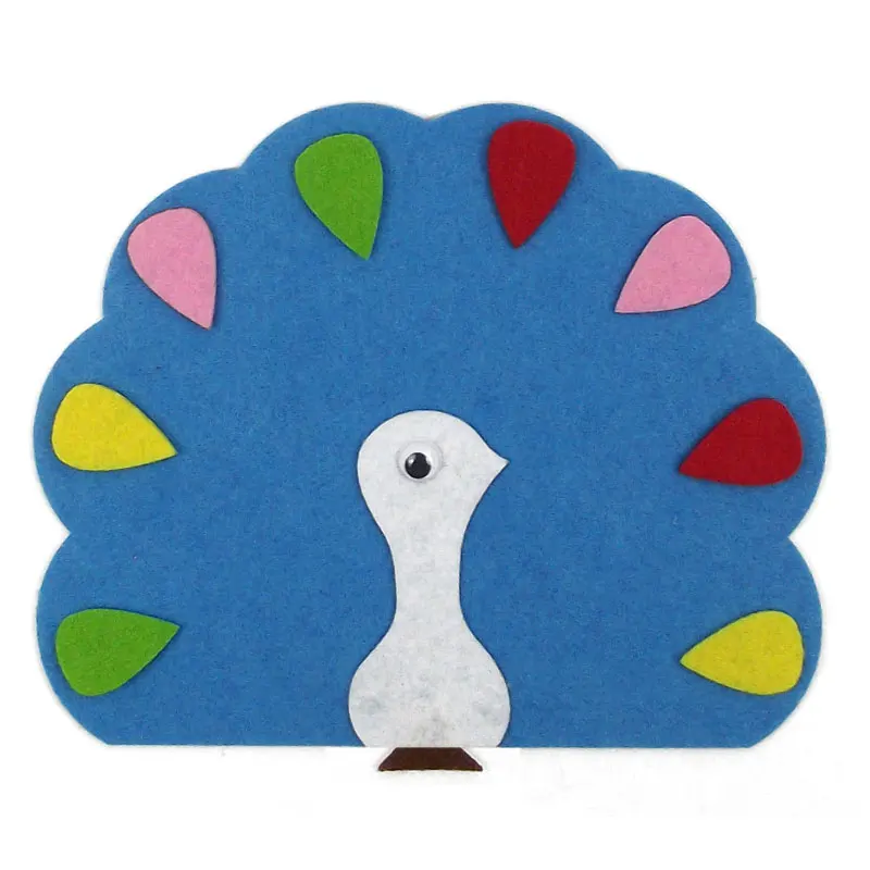 Montessori Sensorial Materials Peacock Color Matching Clip Game Learning Educational Toys for Kids Juguetes Brinquedos MH1044H