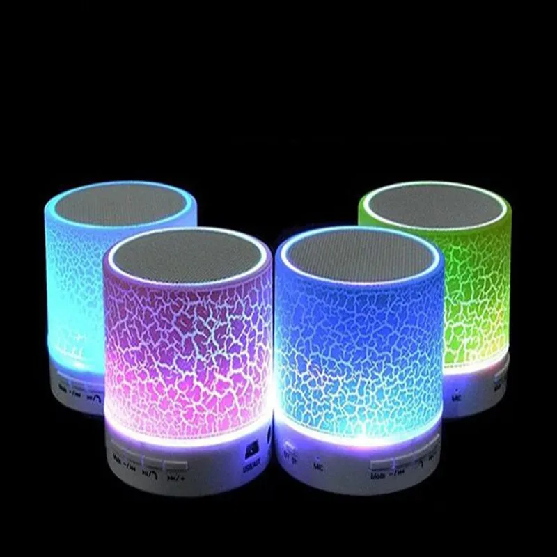 DHL 50PCS/LOT A9 LED light Mini Portable Bluetooth Speaker TF USB FM