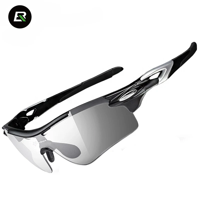 ROCKBROS Casual Ciclismo Occhiali Da Sole Bianco Rosso Occhiali bici Occhiali sportivi UV400