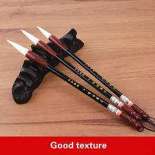 Расширенные мягкие шерстяные волосы Китайская каллиграфия кисти ручка длинные шерстяные волосы кисть для письма канцелярский скрипт трава стиль Китайская кисть