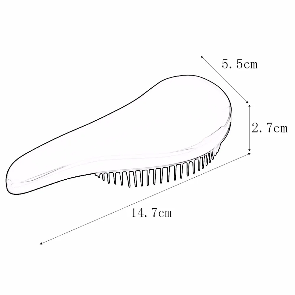1 шт., волшебная распутывающая ручка, расческа для душа, расческа для салона, инструмент для укладки, новинка