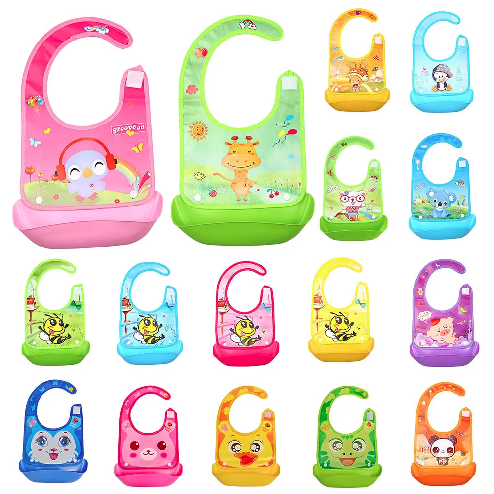 Buy MUQGEW baby Silicone PVS Cute baby bibs Kid Infant