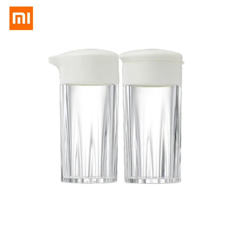 

MI Mijia Jordan&Judy 2Pcs Spice Jar Salt Pepper Shaker With Lid Cooking Spice Bottle Seasoning Jar Can Kitchen Storage Container