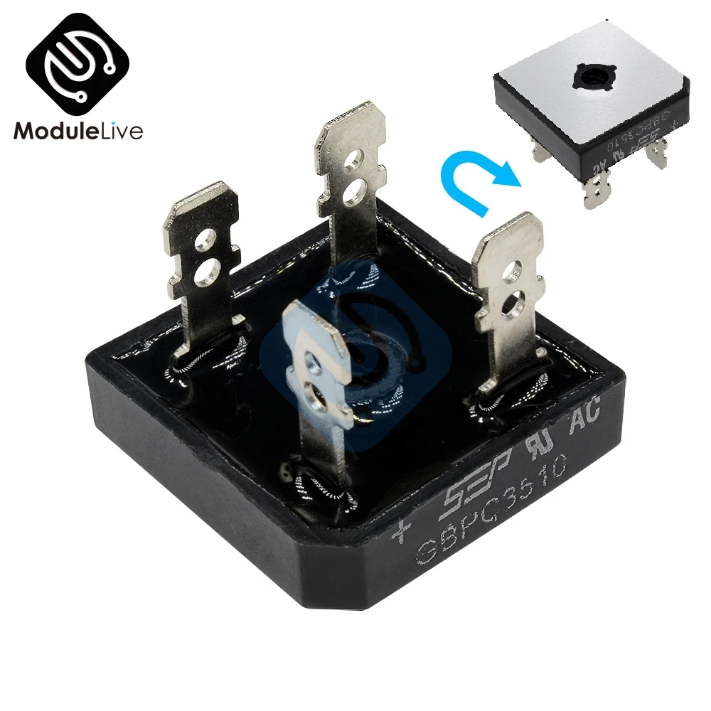 

KBPC3510 Rectifier Square Bridge Silicon Bridge 35A 1000V Diy
