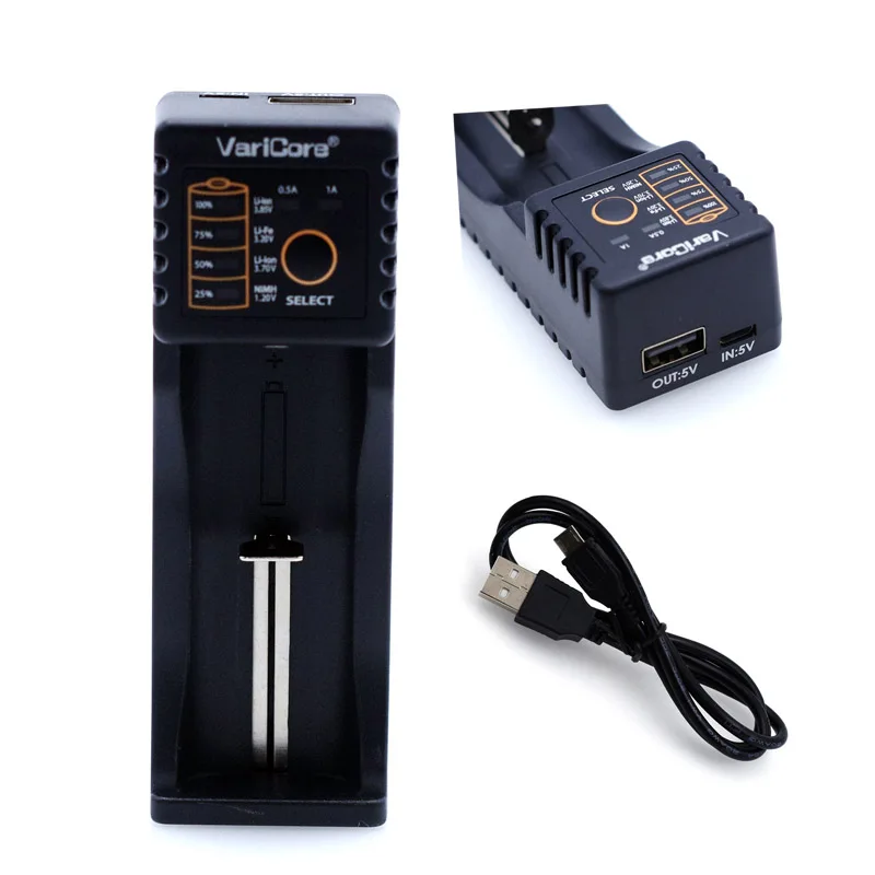 Умное зарядное устройство VariCore U4 V10 V20I 18650 1 2 в 3 7 AA/AAA 5 В А вилка EU/US/UK|Зарядные