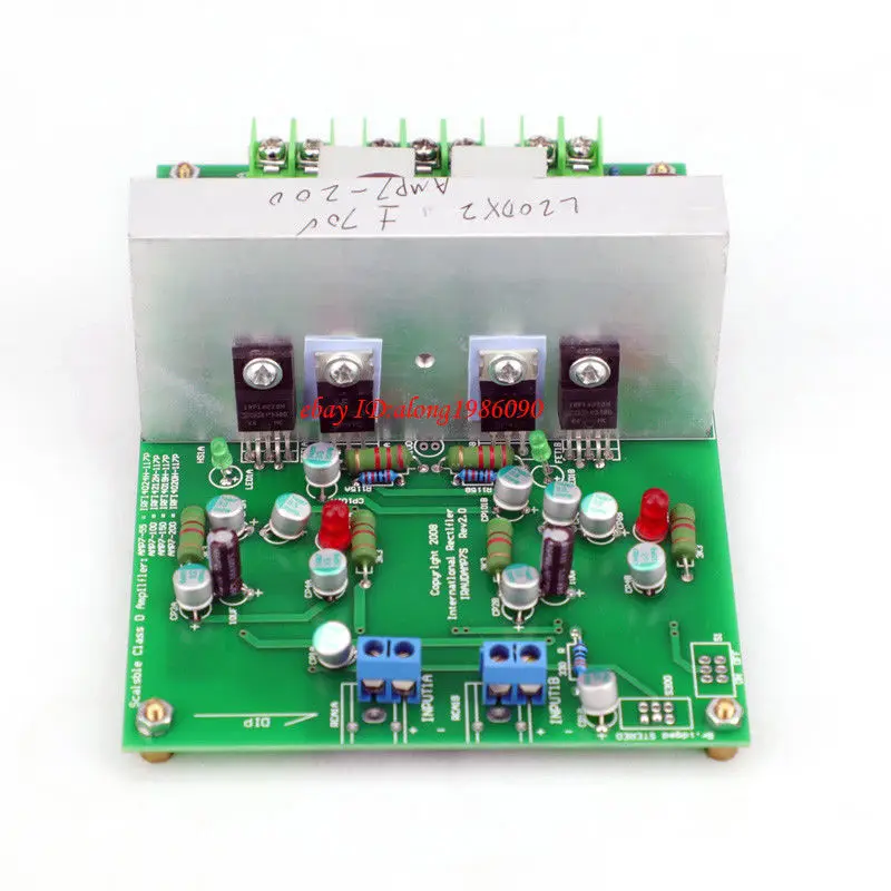 --L10-33 Hi-end L20DX2 IRS2092 Top Class D amplifier board IRAUDAMP7S 250W*2