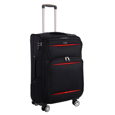 

Hotsale!!!20 24inch oxford comercial travel luggage bags on universal wheels,black/red/purpler/grey/brown luggage for men