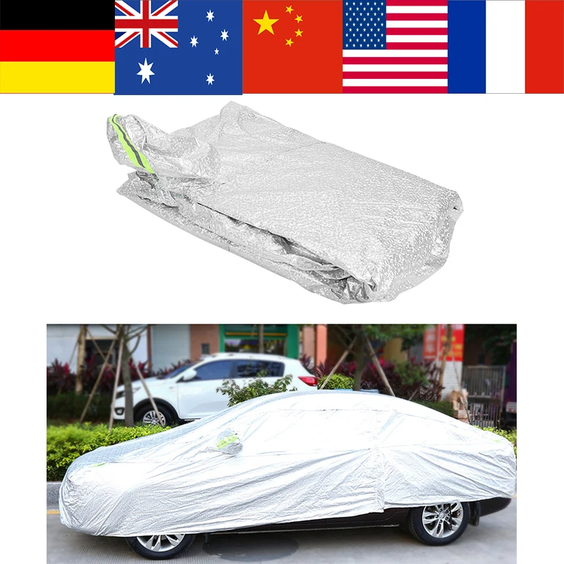 Universal Car Exterior Protection Cover Aluminum Coating