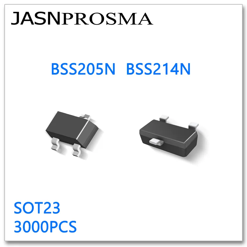JASNPROSMA BSS205N BSS214N SOT23 3000 шт. N-Channel 20V Высокое качество сделано в Китае BSS BSS205 BSS214 205 214 |