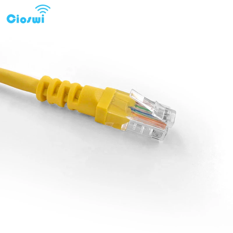 

Cioswi CAT.5E UTP Gigabit Ethernet Cable For Computer Internet Lan 1M RJ45 Network Cable Twisted Pair PVC EIA/TIA 568B 24AWG