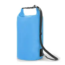 10L многофункциональная сумка-ведро для кемпинга, плавания, рафтинг, ПВХ водонепроницаемая сумка с ремешком(синяя