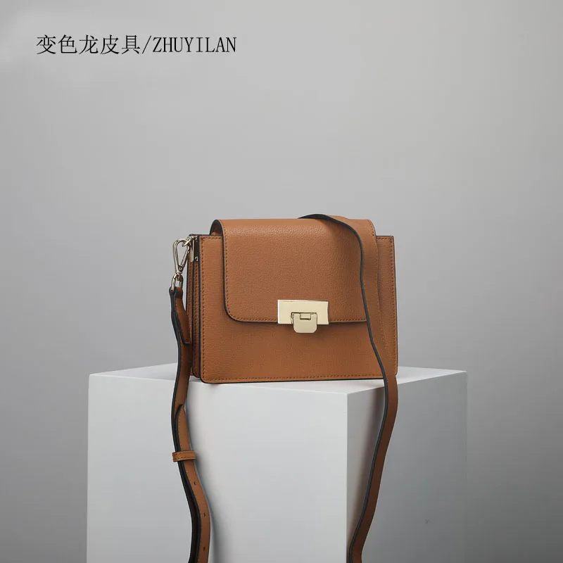

2018 New style customized flap bag genuine leather camera fashion woman single shoulder bag