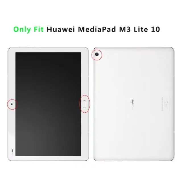 Для huawei MediaPad M3 Lite 10 Чехол прочный силиконовый ударопрочный чехол Подставка для планшета для huawei M3 Lite 10 BAH-W09/AL00 10,1"