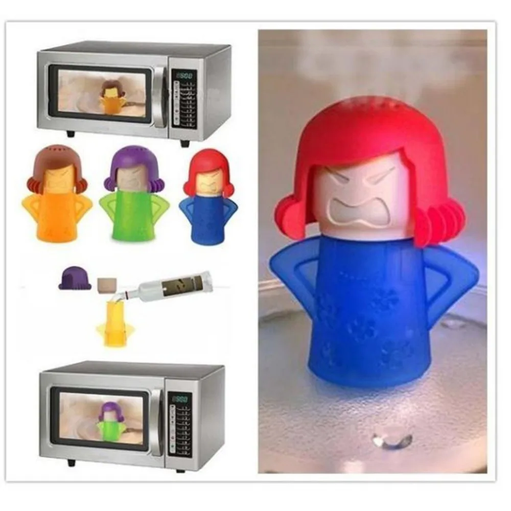 

Angry Mama Microwave Cleaner Easily Cleans In Minutes Microwave Oven Steam Cleaner Appliances for The Kitchen 2019 NEW
