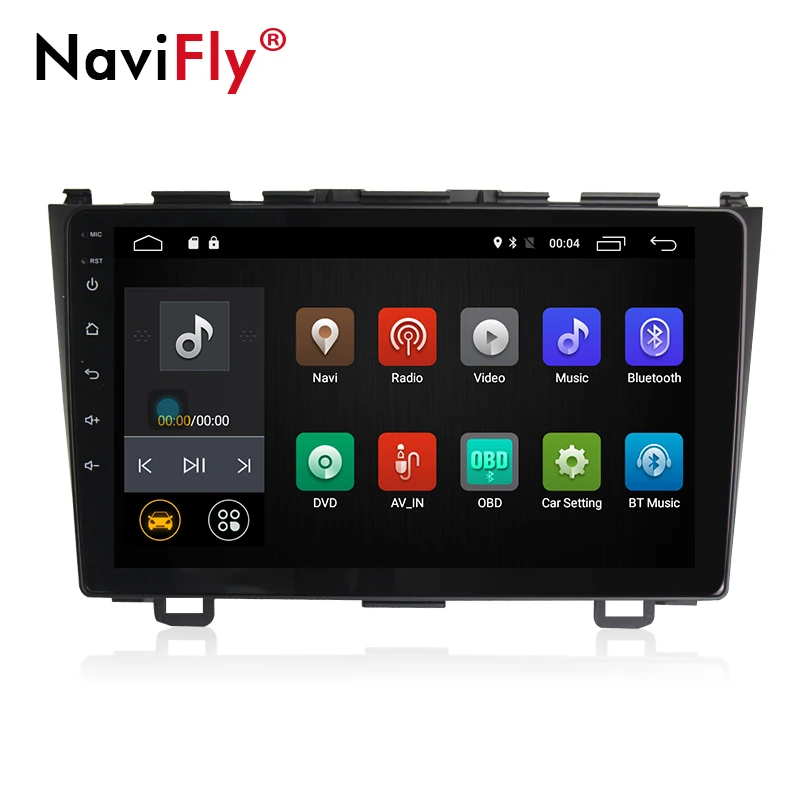Best NaviFly 9" 4G WIFI Android 7.1 Car multimedia player radio for Honda CR-V CRV 2007 2008 2009 2010 2011 with GPS Navigation 0 Best NaviFly 9" 4G WIFI Android 7.1 Car multimedia player radio for Honda CR-V CRV 2007 2008 2009 2010 2011 with GPS Navigation 0