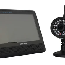 2.4 ГГц 7 дюймов Беспроводной цифровой сигнал Baby Камера ИК Ночное видение Беспроводной Видеоняни и радионяни Поддержка 4 фото Дисплей