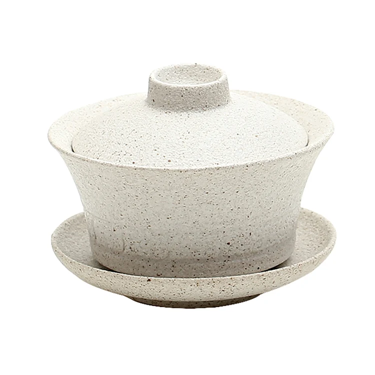 TANGPIN Японский керамический гайвань чайник чайная чашка китайский чайный набор кунг-фу посуда для напитков - Цвет: Белый