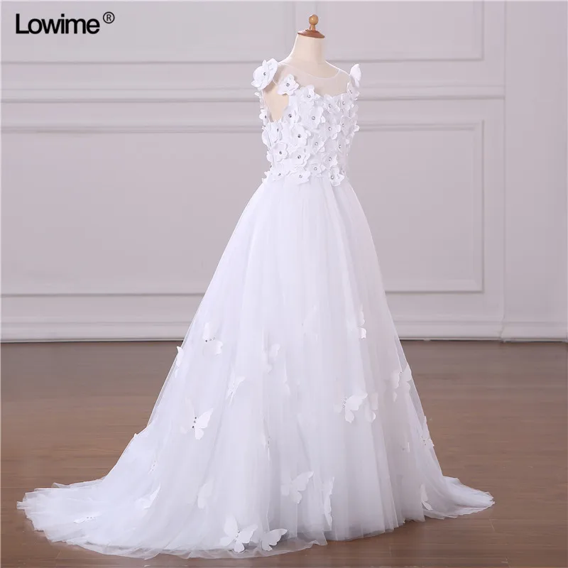 New Real Photo vestido de festa longo A-Line Scoop Sleeveless Evening Dresses Court Train Prom Dresses Long 2018 (4)