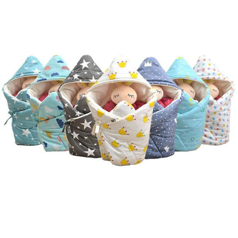 

Soft Cotton Infant Swaddle Plush Bebe Envelope Stroller Wrap for Newborns Baby Bedding Blanket Toddler Sleeping Bag Sleepsack