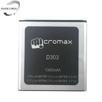 

New High Quality D303 1300mAh Li-ion Battery for Micromax D303 Mobile phone +Tracking Code