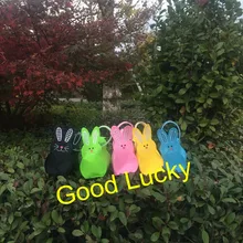 20 teile/los kostenloser versand bereit zu versenden heißer verkauf Ostern fühlte bunny geschenk tasche süßigkeiten korb