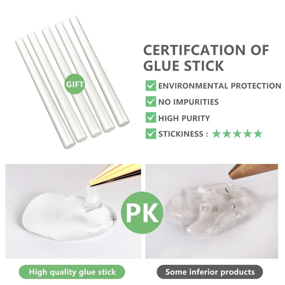 300W 400W 500W High-power Hot Melt Glue Gun Professional Industrial Craft Repair Tools Heat Glue Gun with 11mm Glue Sticks