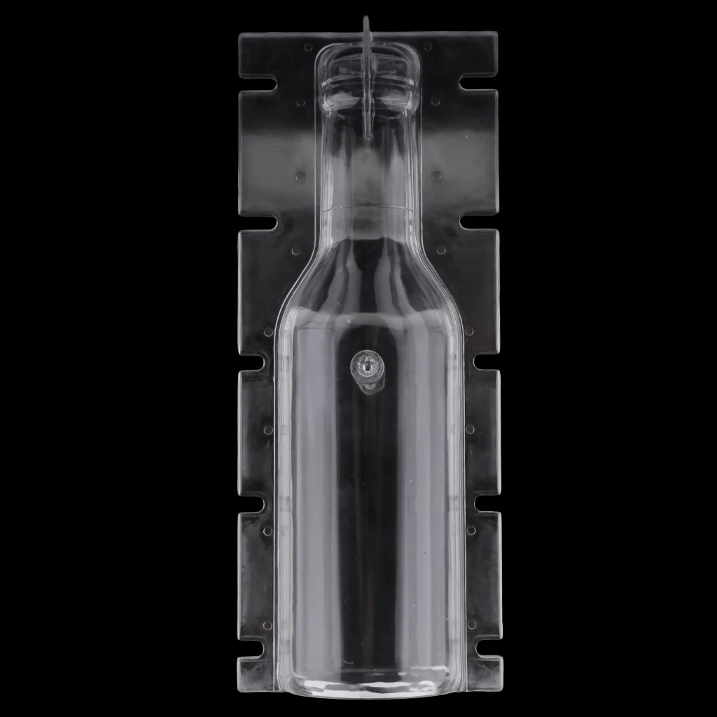 Winebottle Shaped Plastic Clear Candle Molds Soap Mould Candles Making Craft