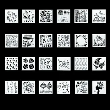 

1PC Plastic Cake Stencils Flower Spray Stencils Birthday Cake Mold Decorating Bakery Tools DIY Mould Fondant Template Free Ship