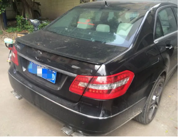 Спойлер для Benz W212 E320LE260LE300LE63 маленький спойлер из АБС пластика заднее крыло
