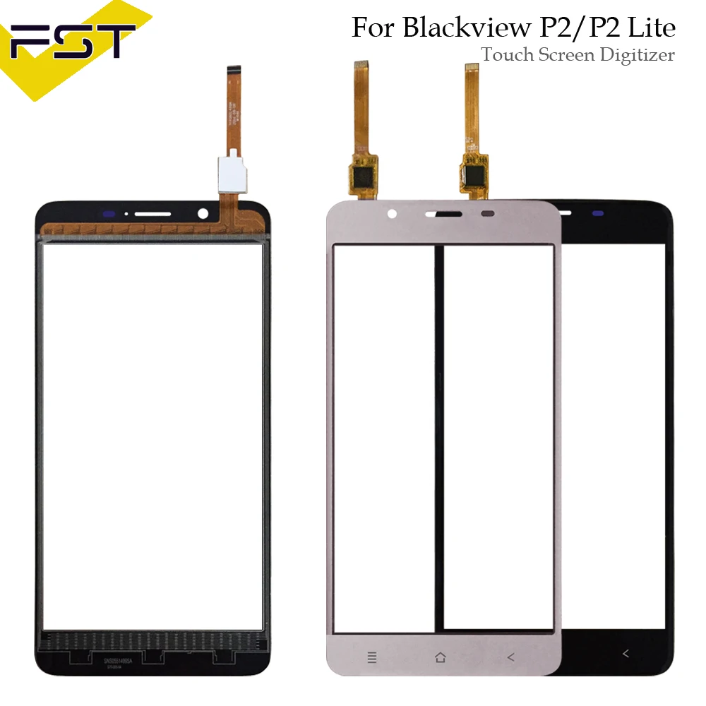 

5.5''Black/Grey For Blackview P2 / P2 Lite Touch Screen Lens Sensor Touch Panel Replacement Mobile Accessories+Tools
