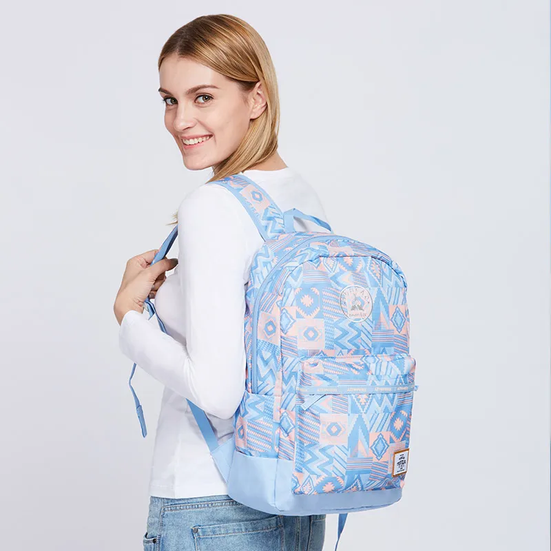 

Toread Women's Bags Women's 20L Bags Summer New Outdoor Hiking Shoulder Print Double Traveling Sports Pocket Backpack ZEBF80910