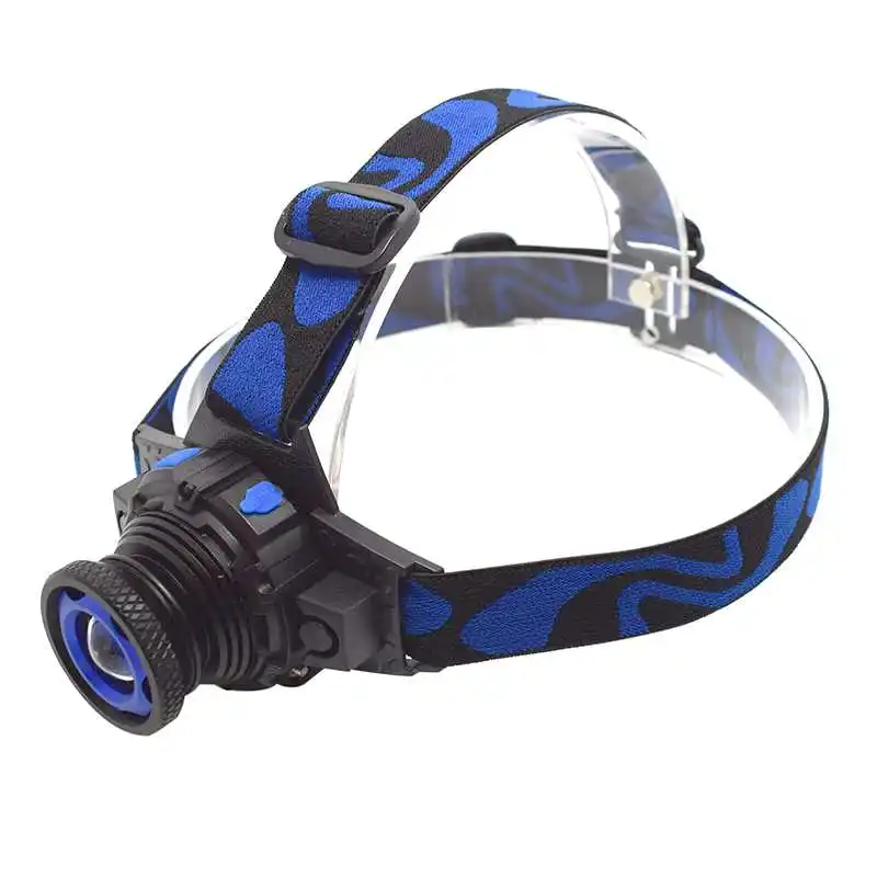 

Q5 Led Head Lamp Zoom Headlight Waterproof Built-in Battery Headlamp Rechargeable Flashlight Forehead for Fishing Running Hiking