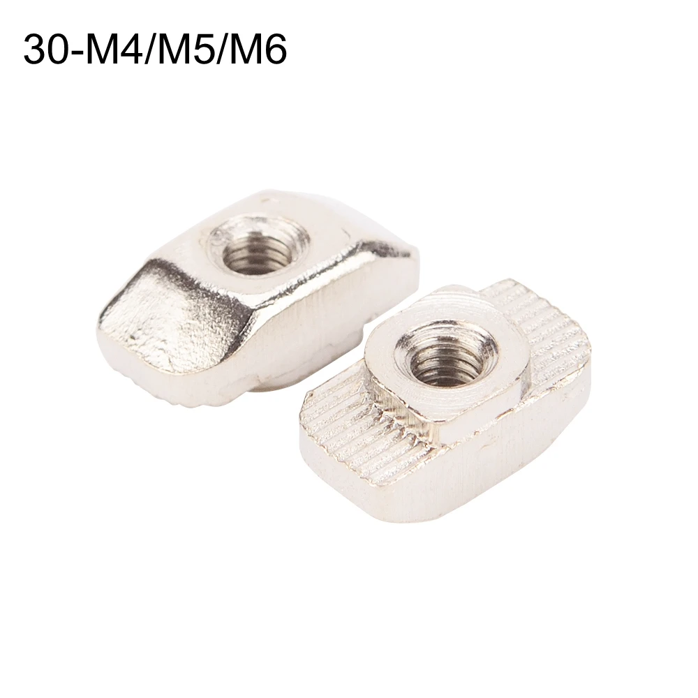 50pcs 100pcs M4 M5 M6 Hammer Nut For 3030 Aluminum Profile T Nut